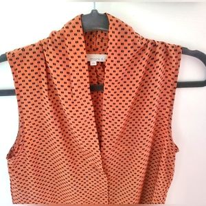 Monk and Lou Sleeveless dress shirt xs